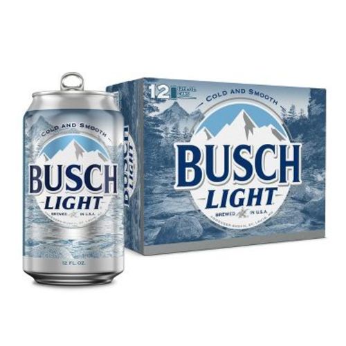 Busch Light American Lager Beer - 12pk/12 fl oz Cans