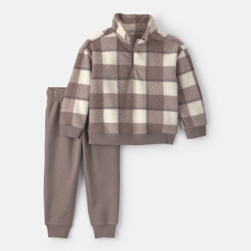 Baby Boys Carter's 2-Piece Teddy Fleece Pullover & Pants Set