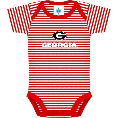 Creative Knitwear College Baby NCAA Infant Striped Bodysuit