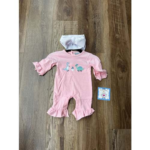 DINOLAND GIRLS ROMPER | Cotton State Boutique,LLC.