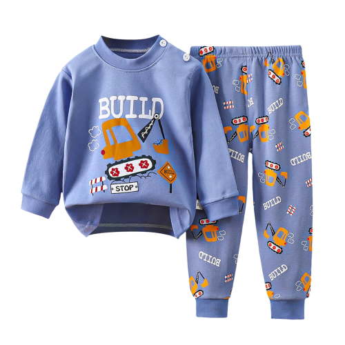 TOWED22 Baby Boy Clothes Newborn Boy Outfit 0 3 6 12 18 Months Toddler Hoodie Romper Long Pant Infant Clothing(Sky Blue,3-6 M)