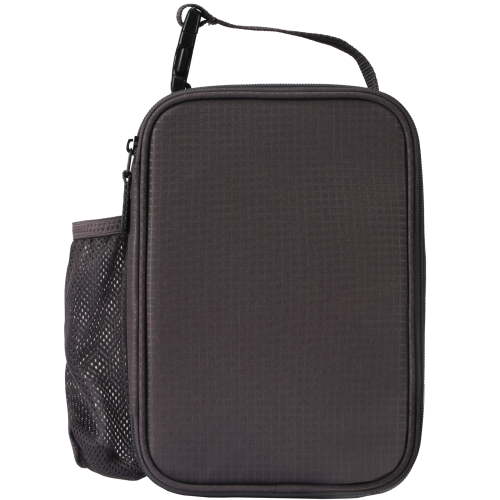 Your Zone Gray Insulated Polyester Reusable Lunch Bag