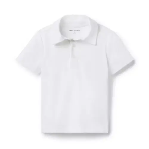 White The Adventure Polo by Janie and Jack