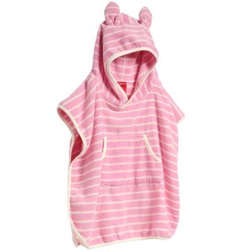 Sunnylife Kids Hooded Towel-Cotton Candy Pink Stripe,Soft Cotton,Beach-Pool-Bath
