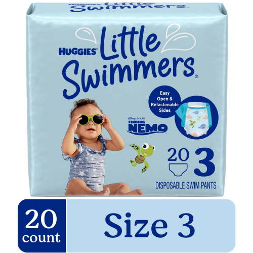 Huggies Little Swimmers Disposable Swim Diapers, Size 3-6, Count 17-20, S, M, L | 17-20 Count - Walmart.ca