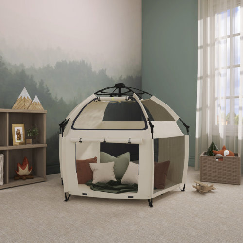 Dream On Me Pop Up Children Playpen Easy Set-up- Indoor Play House And Outdoor Play Tent With Canopy Cover | Wayfair