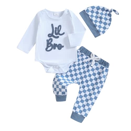 Bonangber Sibling Matching Outfits Newborn Toddler Baby Long Sleeve Crewneck Sweatshirt with Pants Cute Fall Winter Clothes