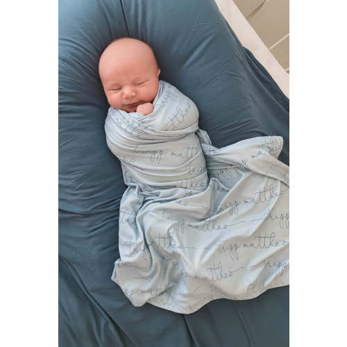 Personalized Baby Name Swaddle Blanket