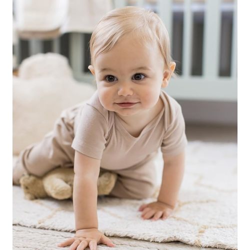 Burt's Bees Baby Organic Cotton Bodysuits – Baby Boy & Girl Short and Long Sleeve One-Pieces, 5-Pack