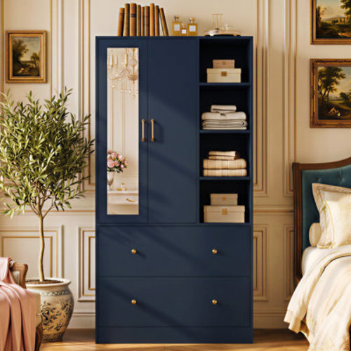 Latitude Run® Raybin Bedroom Armoire & Reviews | Wayfair