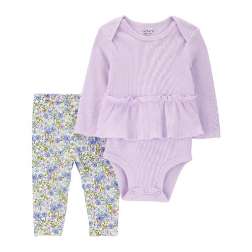 Carter's Child of Mine Baby Girl Outfit Set, 2-Piece, Sizes 0/3-24 Months