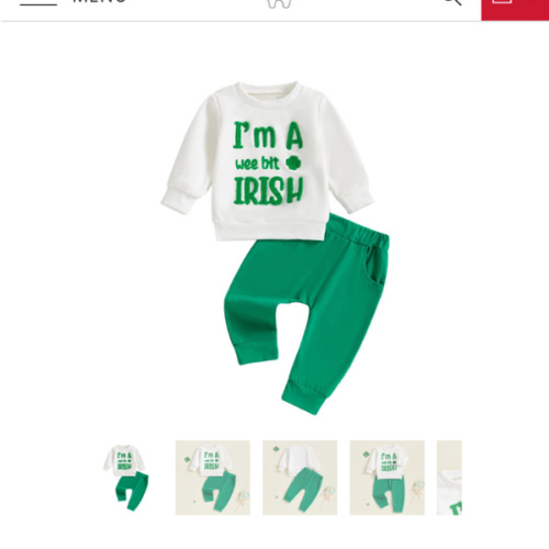 WEE BIT IRISH Outfit - Hazel & Bo