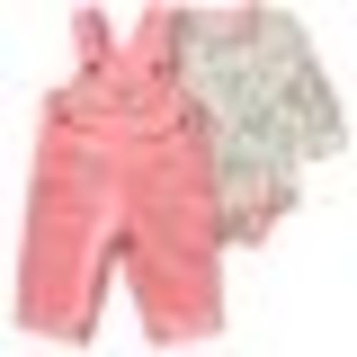 Carhartt Infant Girl's Long-Sleeve Bodysuit and Fleece Overall Set, 6M,Rosette at Tractor Supply Co