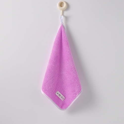 Baby Washcloths Purple, Fast Drying Safe Microfiber Facial Cloths Washcloth, for Newborns, Infant, Toddlers or Kids - Ultra Soft and Absorbent wash Cloth for Baby