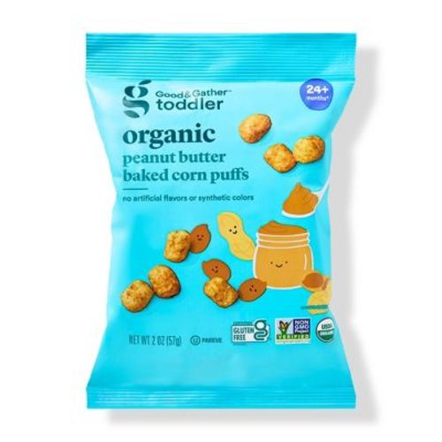 Toddler Peanut Butter Puffs Baby Snacks - 2oz - Good & Gather™