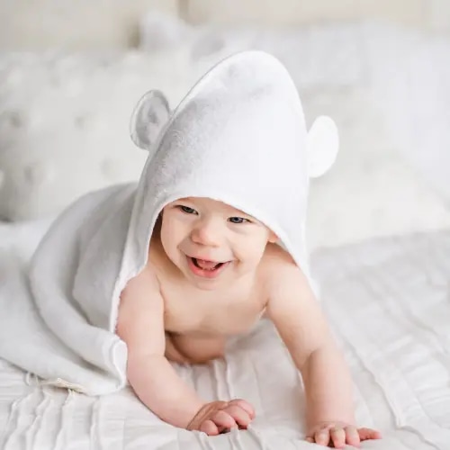 Natemia Organic Cotton Hooded Towel - Ochre