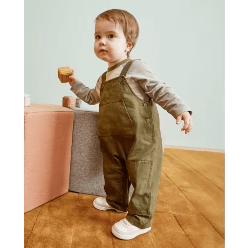 Baby Canvas Utility Overalls | Hanna Andersson