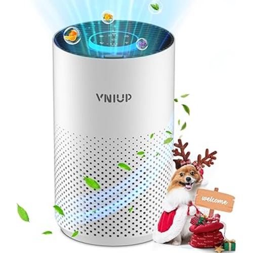 Air Purifiers for Bedroom Home up to 1000 ft², Vniup H14 True HEPA Room Air Purifiers for Bedroom, with Fragrance Function Sleep Mode& Light Mode Air Cleaner for Pet Dander Odor Dust Smoke