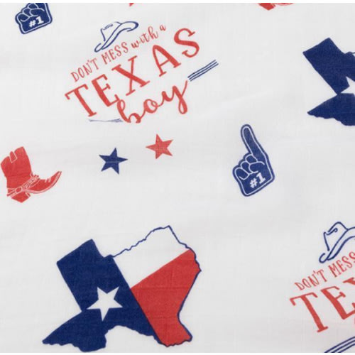 Texas Baby Boy Muslin Swaddle Blanket: Shop Soft Swaddles – Little Hometown