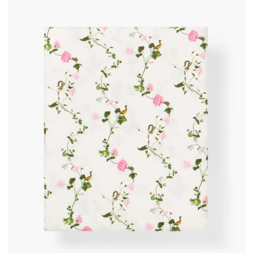 The Crib Sheet - Pink Pond Floral – Hill House Home