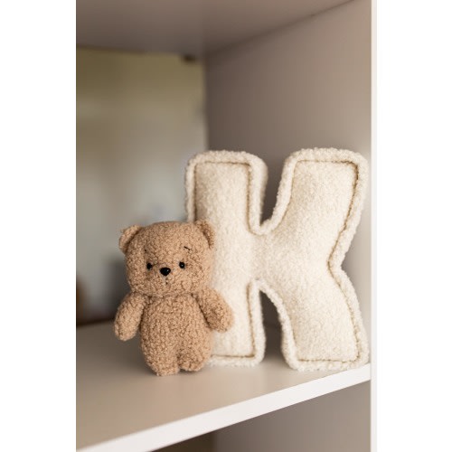 Personalized Boucle name decor , nursery bear wall decor, personalised baby gift , custom bear Name Garland , boucle nursery decor