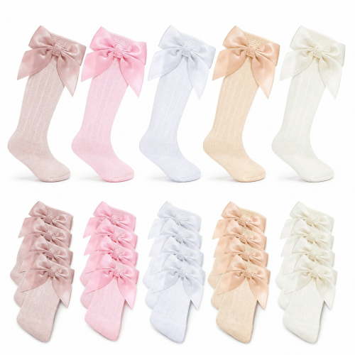 Lsupdaol 10 Pairs Long Preemie Socks Premature Newborn Baby Knee Cotton Socks for Girls Boys Infant Toddler