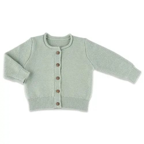 4Baby Cardigan Knit Sage | Baby Bunting AU
