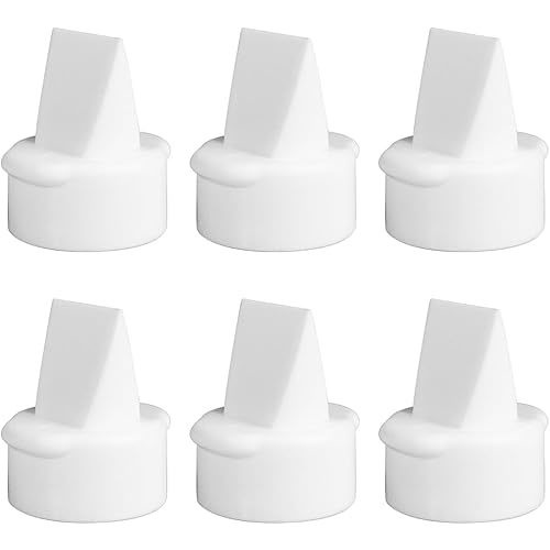 Nenesupply 6 pc Compatible Duckbill Valves for Lansinoh Signature Pro, Smartpump, and Manul Breast Pumps. Not Original Lansinoh Pump Parts. (6pc)