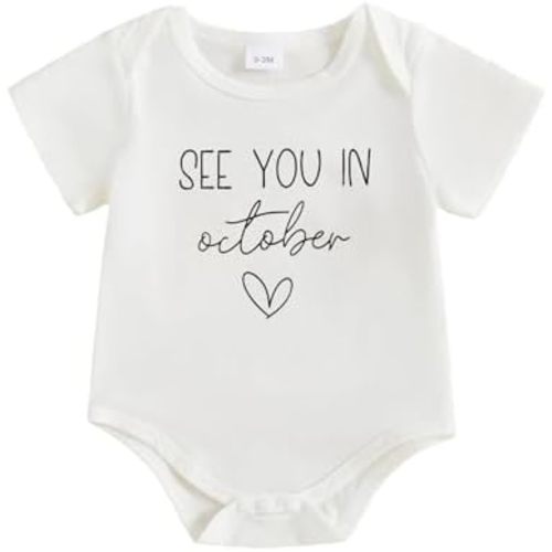 woshilaocai Baby Announcement Bodysuit Pregnancy Reveal Idea&New Baby Surprise Gift for Grandparents, Husband, Family