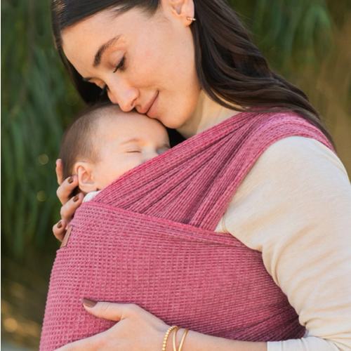 Waffle Knit Wrap - Desert Rose