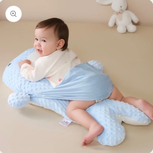 Baby Tummy Time Pillow Whale - Colic Gas Relief Soothing Cushion – Baby Sleep Better