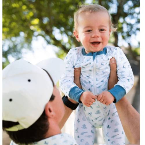 Baby Zip Up - Lone Star State – BURLEBO