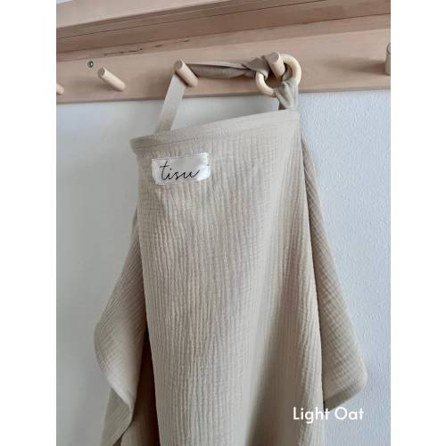 Nursing Cover for Baby Breastfeeding & Pumping | Muslin Double Gauze | Breast Feeding Apron Shawl +  Car Seat Cover Neutral Colors christmas