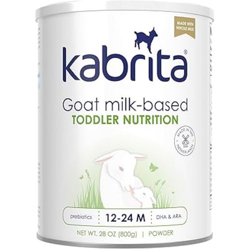 Kabrita Goat Milk-Based Toddler Nutrition Drink, 12–24 Months, Gentle & Easy to Digest, Clean Label Project Certified, Supports Gut Health, Immunity & Brain Development 28oz