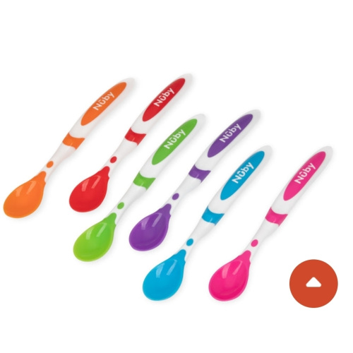 Long Handle Weaning Spoons (6 Pack)