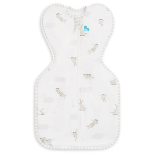 Swaddle Up™ 1.0 TOG Cotton White Cloud Bunnies