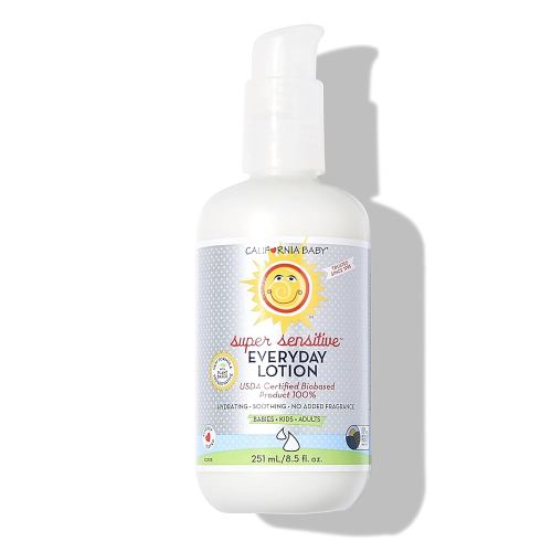 California Baby Super Sensitive Unscented Lotion | 100% Plant-Based Moisturizer | Baby Lotion For Newborn | Hypoallergenic Baby Lotion | 8.5 oz