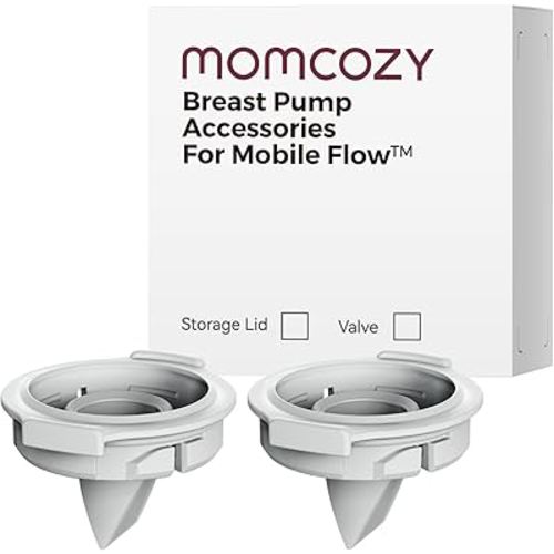 Momcozy Original Replacement Accessories for Upgraded Mobile Flow | Upgraded M9,Original Upgraded M9 Breastfeeding Parts,Valve,2 Pack