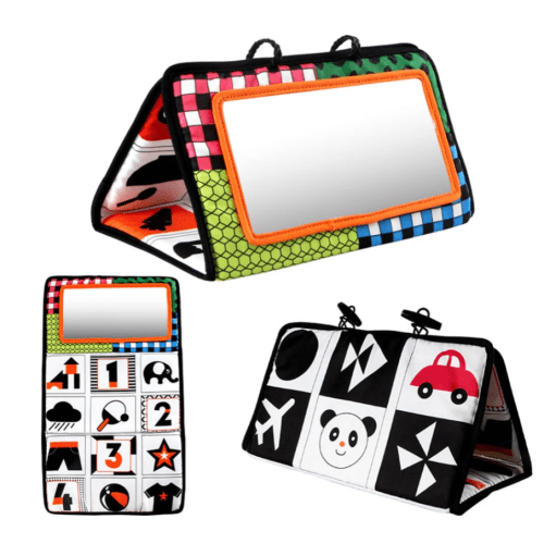 Baby Mirror Toy | Tummy Time Mirror | Montessori Toys – Montessori Toys