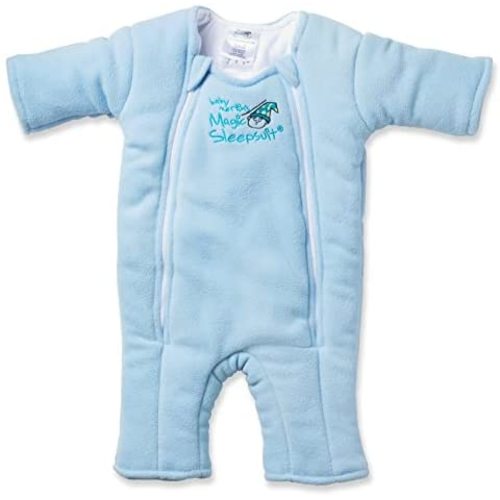 Baby Merlin's Microfleece Magic Sleepsuit (Blue- 3-6 Months)