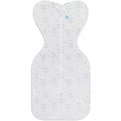 Love to Dream Swaddle, Baby Sleep Sack, Swaddle Up Self-Soothing Swaddles for Newborns, Get Longer Sleep, Snug Fit Helps Calm Startle Reflex, Lite 0.2 Tog, 8-13 lbs, Gray