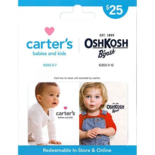 Carter's/OshKosh B’gosh Gift Card $25