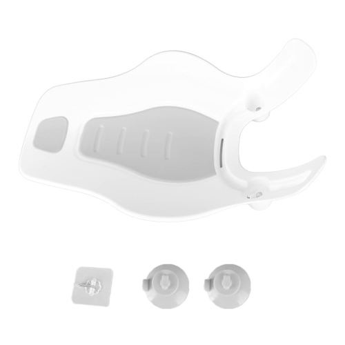 Clean Rinse Baby Bather, Clean Rinse Bather Folding Multifunction Portable Washing Infant Lying Bather for Boy Girl (Grey)