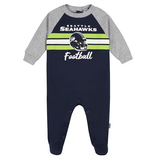 Gerber NFL unisex-baby Nfl Team Footed Coverall