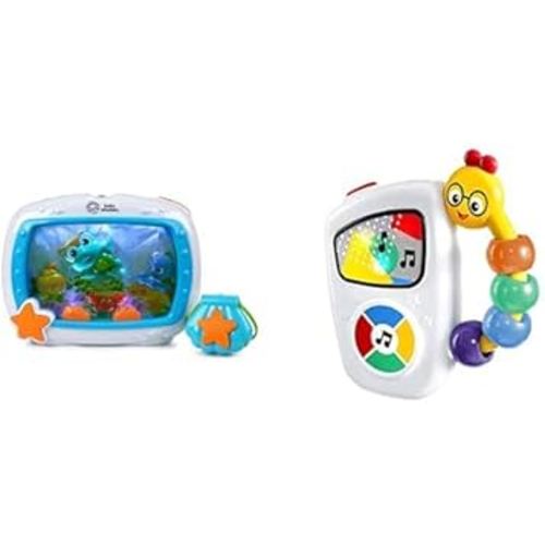 Baby Einstein Sea Dreams Soother Musical Crib Toy and Take Along Tunes Musical Toy Bundle for Newborns and Up