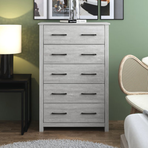 Zipcode Design™ Walter 5 Drawer 46.7" H Dresser & Reviews | Wayfair