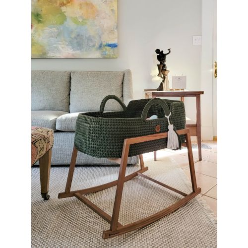 Set of Standard Moses Basket Round Hood & Stand | Anzy Home
