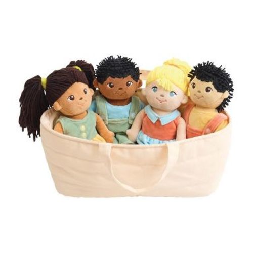 Kaplan Early Learning Multicultural Soft Dolls - Set of 4