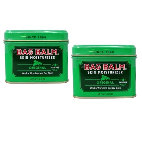 Bag Balm Vermonts Original Moisturizing And Softening Ointment, 8 Ounce (2 Pack)