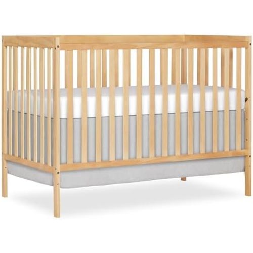 Dream On Me Synergy 5-in-1 Baby Crib, Converts to Toddler Bed, Natural
